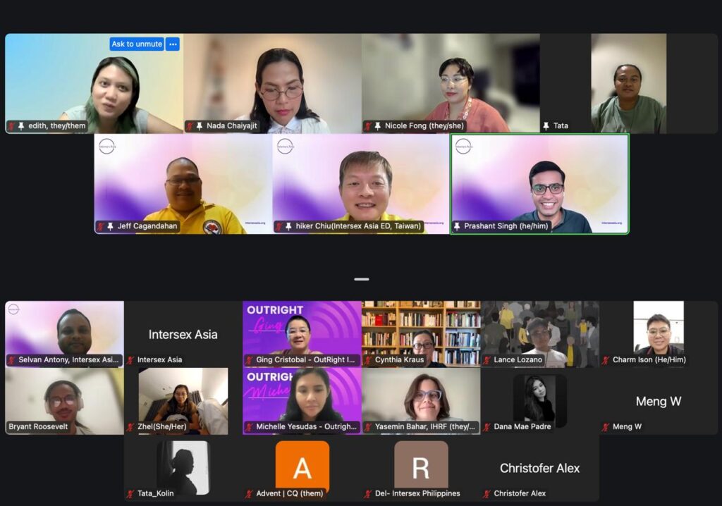 Launch of Intersex Asia’s Research Publications on 8 South East Asia Countries 1